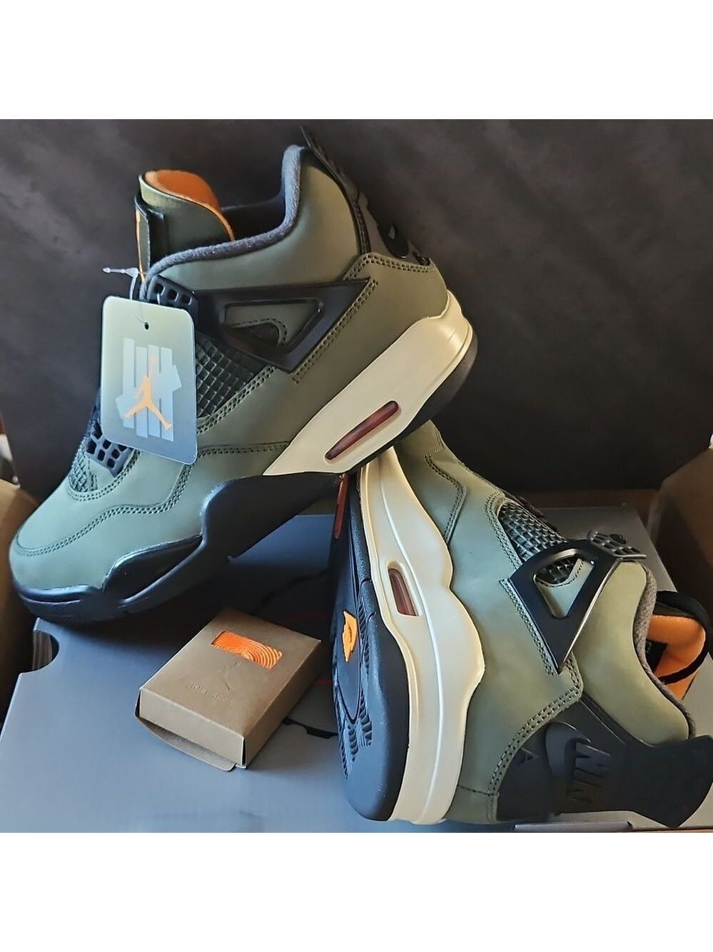 Air Jordan 4 Retro UNDEFEATED 2025 Sneaker Size 7 Mens 8.5 Womens NEW